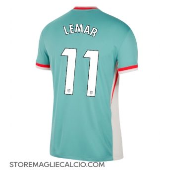 Atletico Madrid Thomas Lemar #11 Maglia Gara Trasferta Repliche 2024-25 Maniche Corte